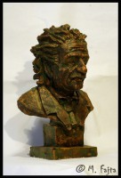 Portrét A. Einstein